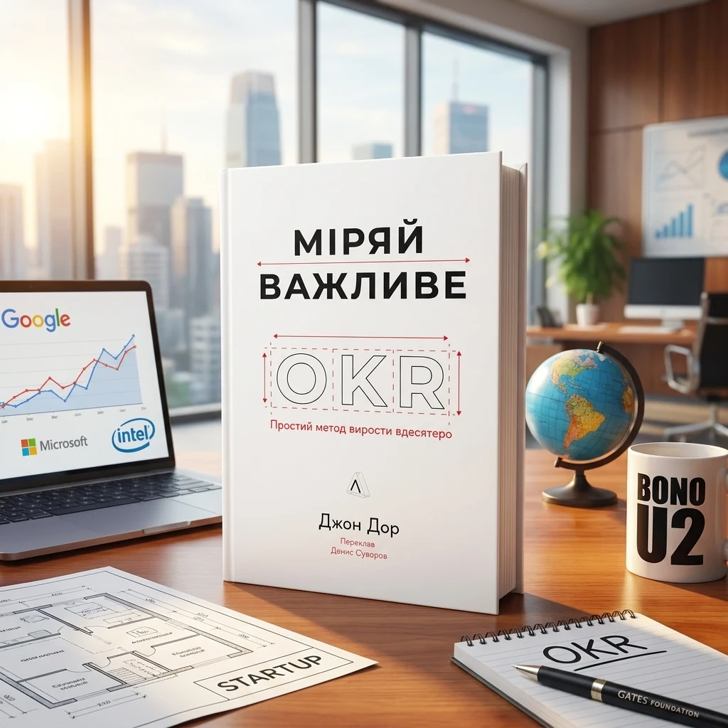 Книга Міряй Важливе Okr Простий Метод Вирости Вдесятеро Джон Дор Тв Обк 12455
