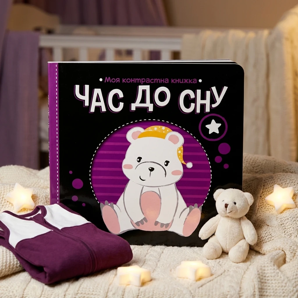 Книга Моя контрастна книжка Час до сну А1703003У