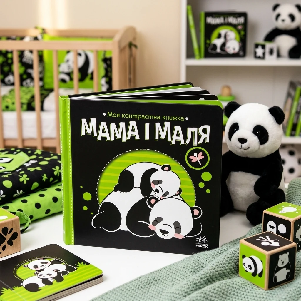 Книга Моя контрастна книжка Мама і маля А1703004У