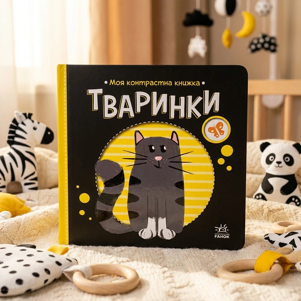 Книга Моя контрастна книжка Тваринки А1703001У