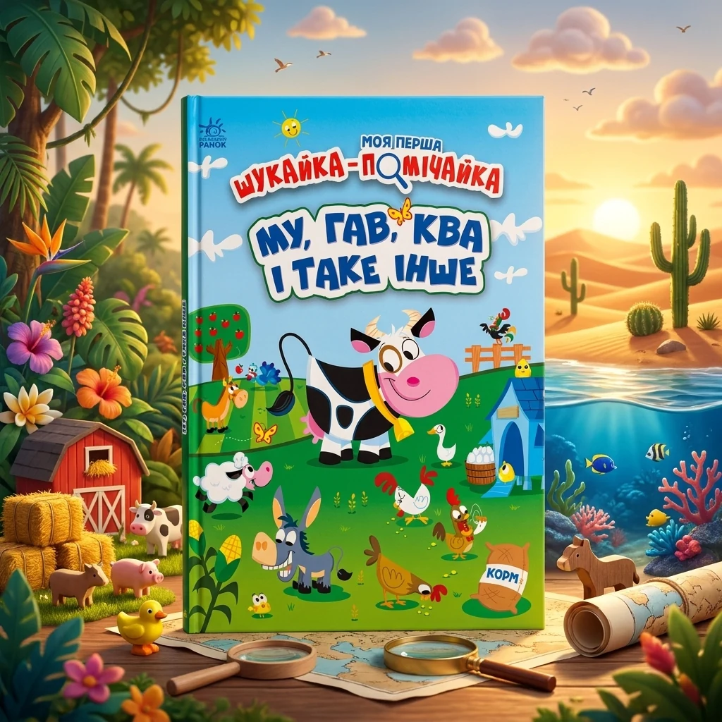 Книга Моя перша шукайка помічайка/МУ ГАВ КВА і таке інше Видаництво Ранок А1740002У