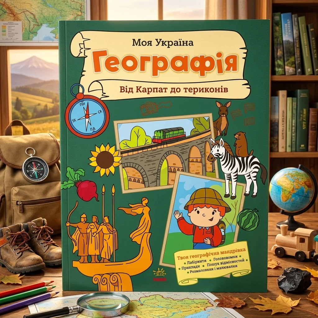 Книга Моя Україна. Географія від Карпат до териконів