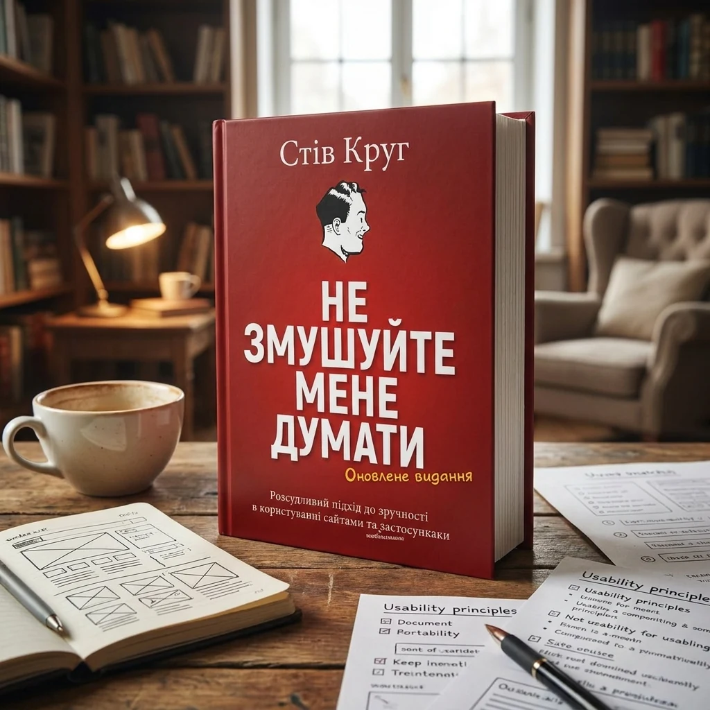 Книга Не змушуйте мене думати. Розсудливий підхід до зручності в користуванні сайтами