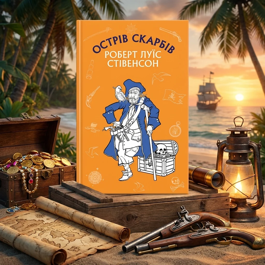 Книга Острів скарбів Р.Л.Стівенсон Фоліо 35368