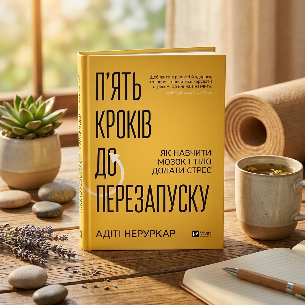 Книга П’ять кроків до перезапуску. Як навчити мозок і тіло долати стрес