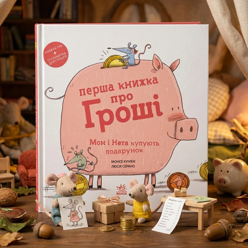Книга Перша книжка про гроші. Мон і Нета купують подарунок