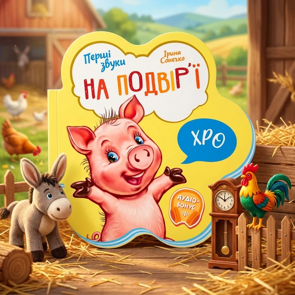 Книга Перші звуки/На подвірї Видаництво Ранок М599020У