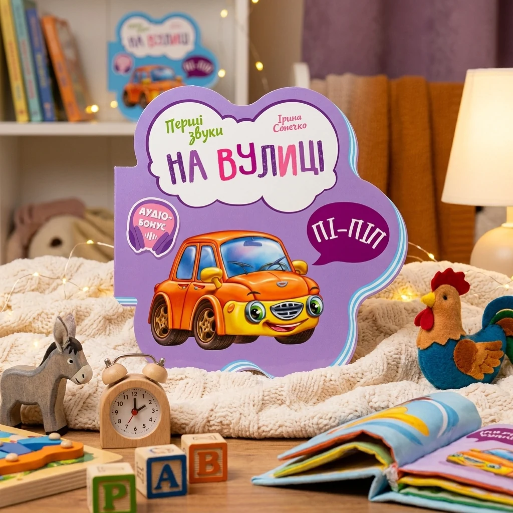 Книга Перші звуки/На вулиці Видаництво Ранок М599023У