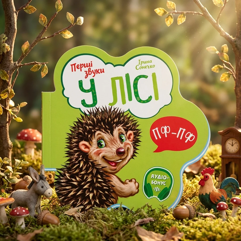 Книга Перші звуки/У лісі Видаництво Ранок М599022У