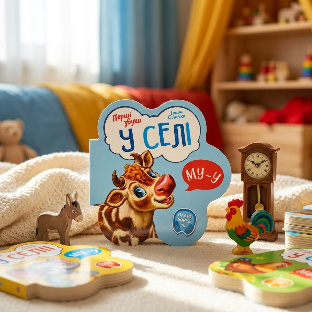 Книга Перші звуки/У селі Видаництво Ранок М599021У