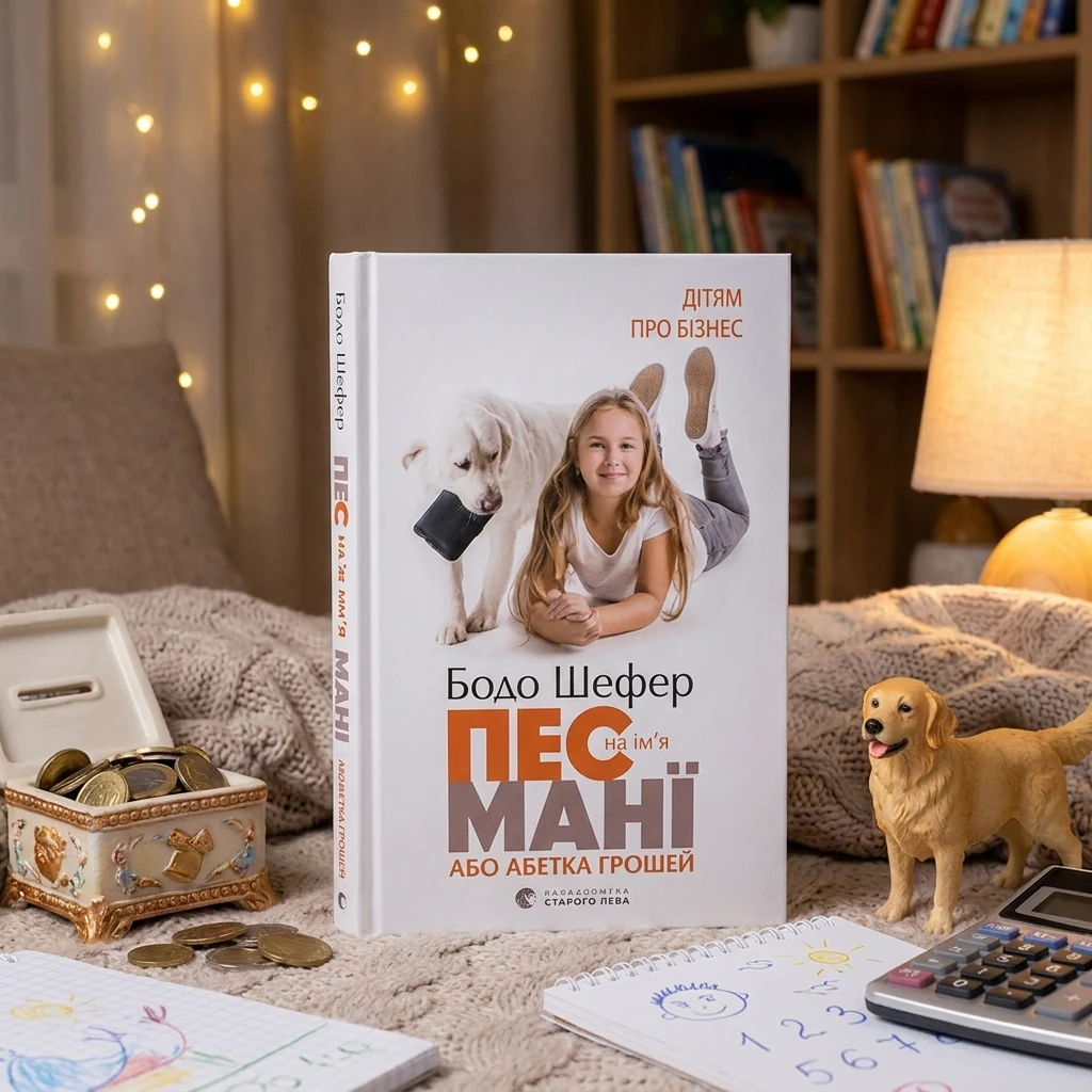 КНИГА Пес на Імя Мані або Абетка Грошей Бодо Шефер