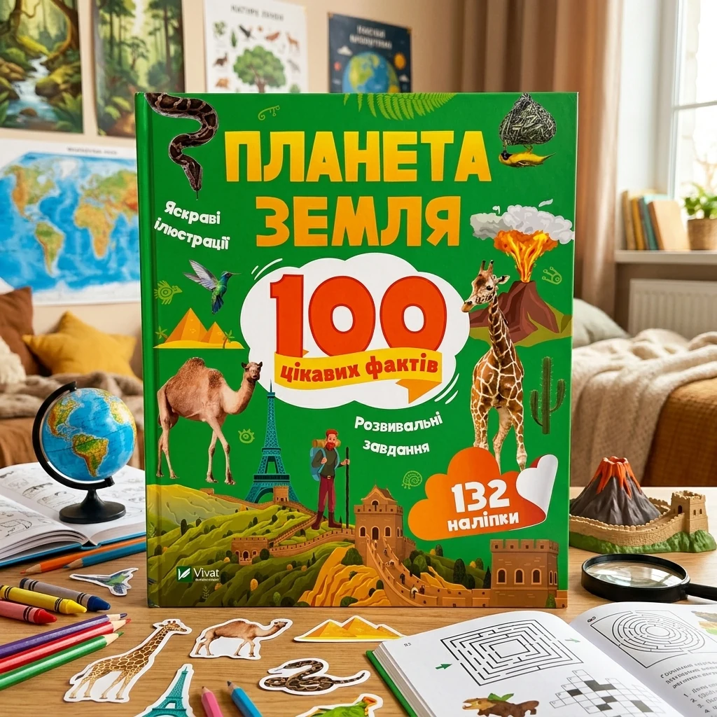 Книга Планета Земля. 100 цікавих фактів