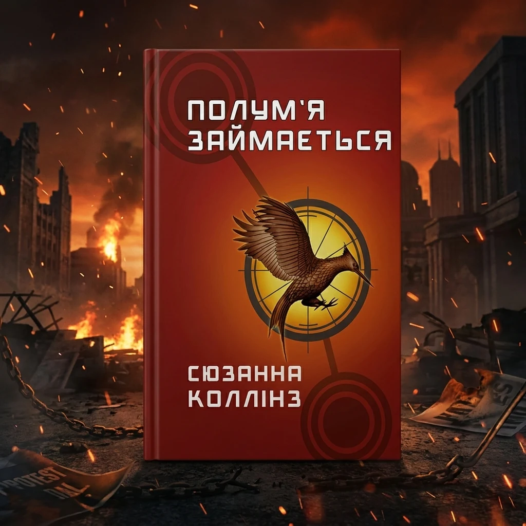 Книга Полумя займається голодні ігри 2
