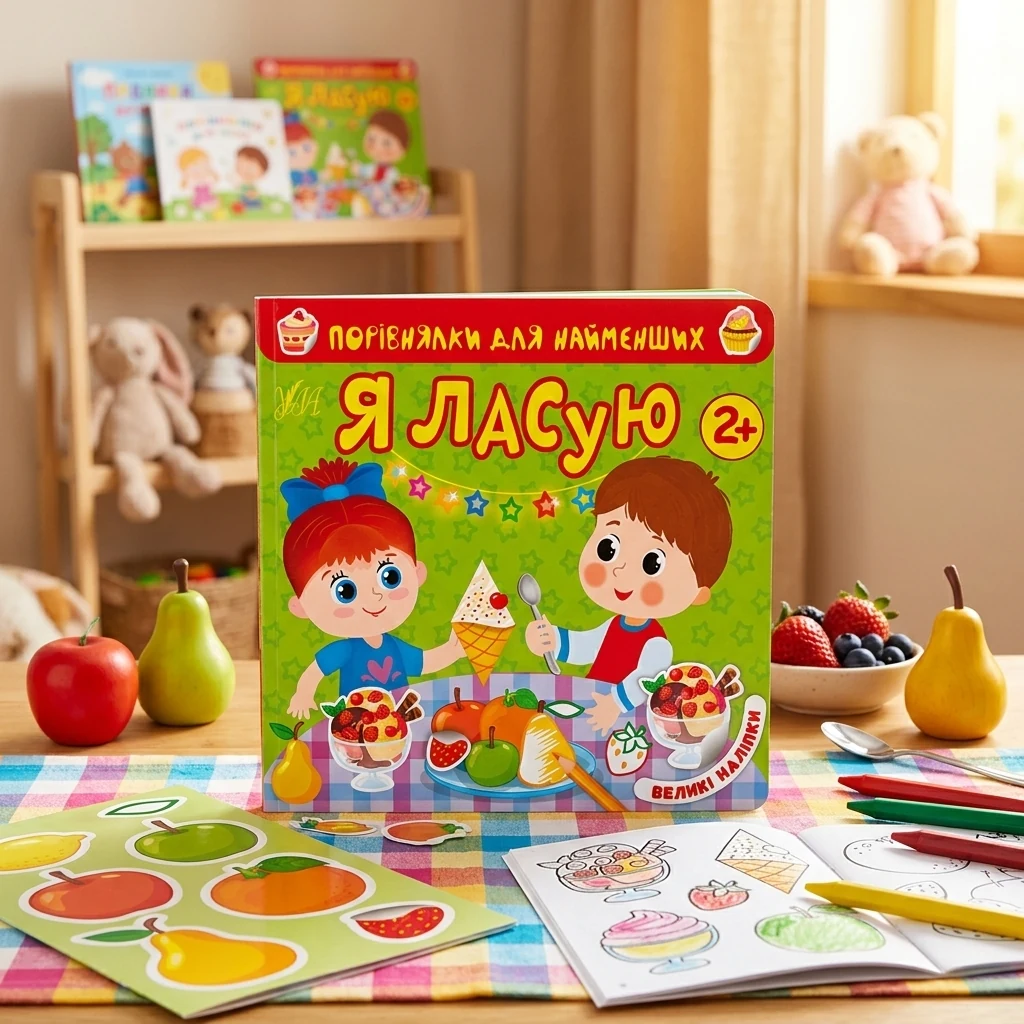 Книга Порівнялки для найменших Я ласую УЛА 22017