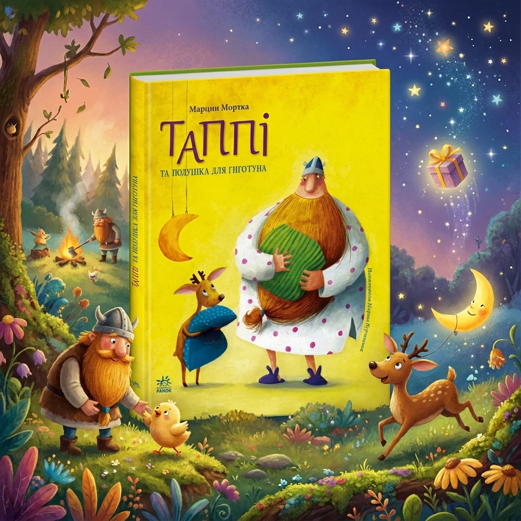 Книга Пригоди Таппі Таппі та подушка для Гиготуна