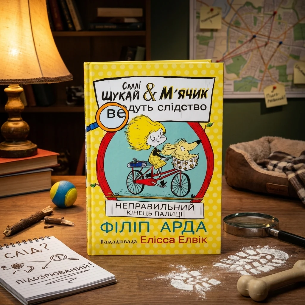Книга Саллі Шукай і М`ячик ведуть слідство Неправильний кінець палиці