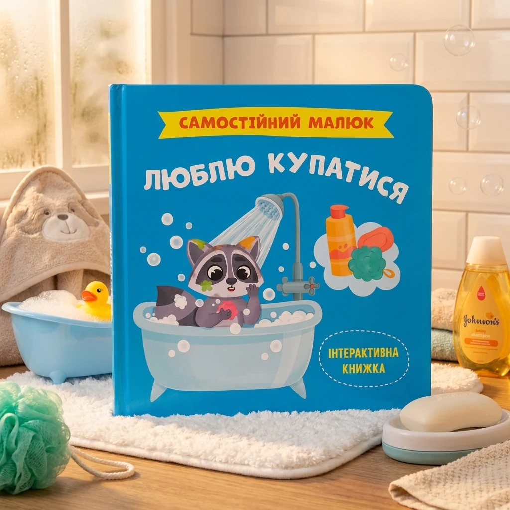 Книга Самостійний малюк Люблю купатися