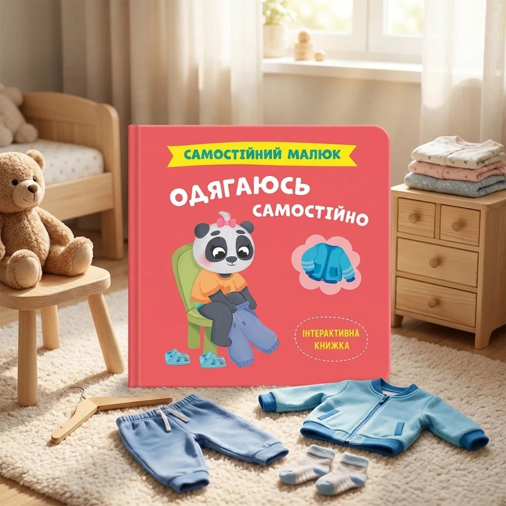 Книга Самостійний малюк Одягаюсь самостійно