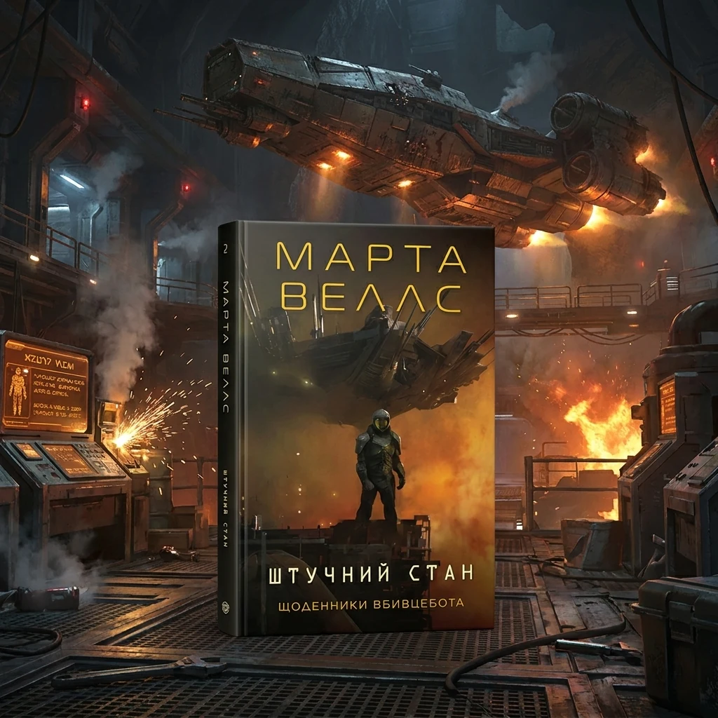 Книга Щоденники вбивцебота Штучний стан кн. 3