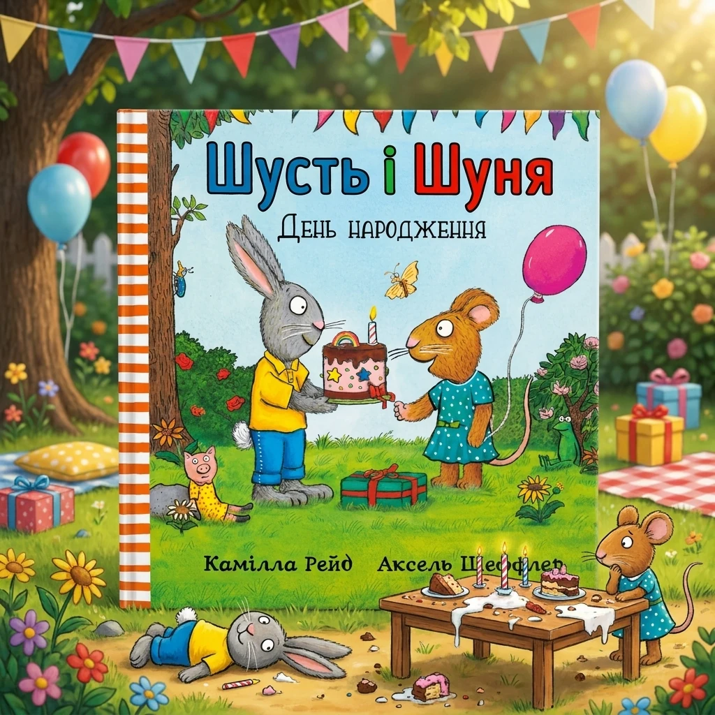 Книга Шусть і Шуня День народження