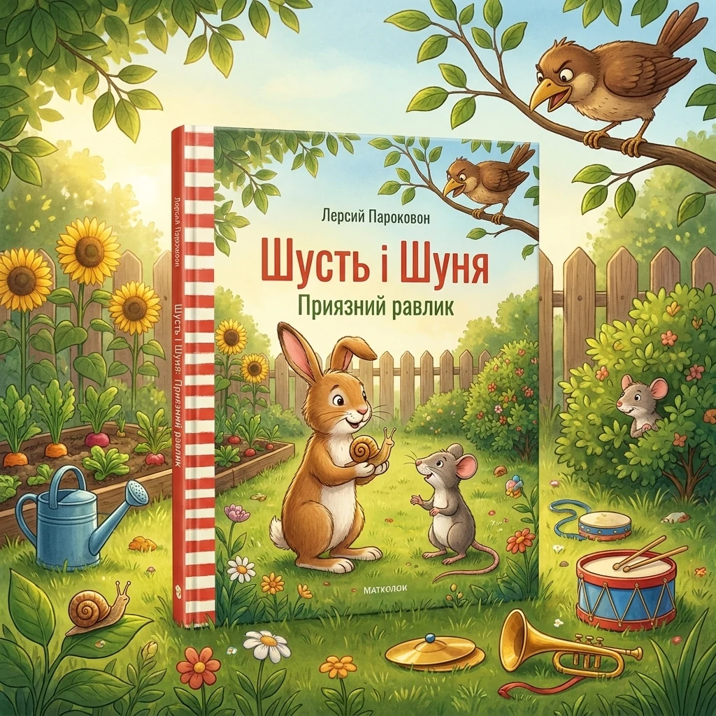 Книга Шусть і Шуня Приязний равлик