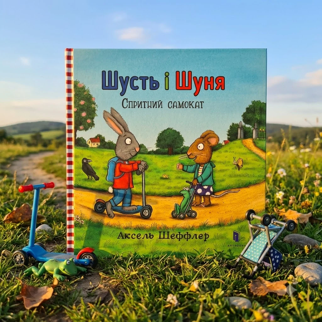 Книга Шусть і Шуня Спритний самокат