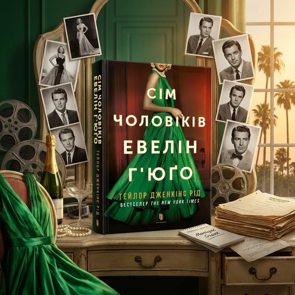 Книга СІМ ЧОЛОВІКІВ ЕВЕЛІН Ґ`ЮҐО pocketbook Т.Д.Рід Артбукс м.обк.