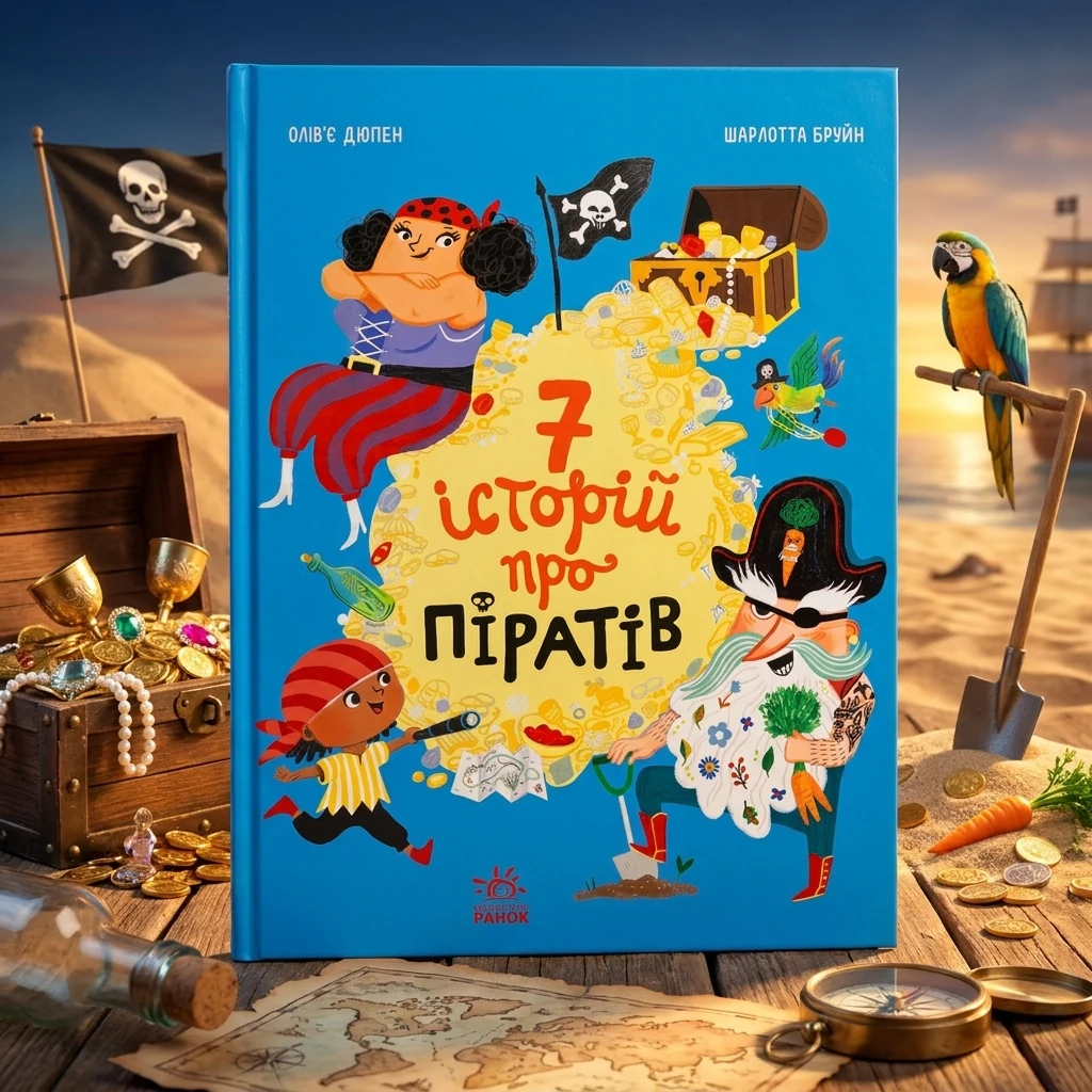 Книга Сім історій про піратів