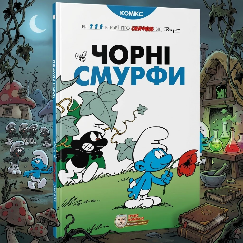Книга Смурфи Чорні Смурфи