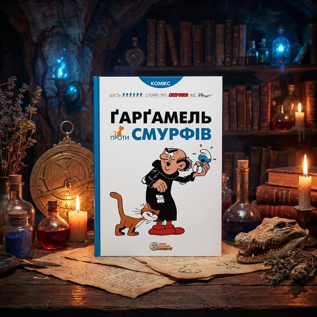 Книга Смурфи Ґарґамель проти смурфів