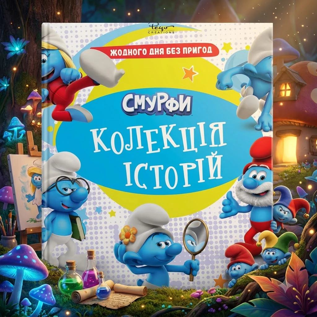 Книга Смурфи. Колекція історій. Жодного дня без пригод