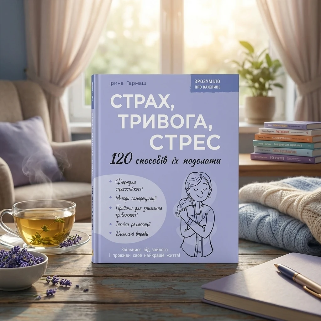 Книга Страх, тривога, стрес. 120 способів їх подолати