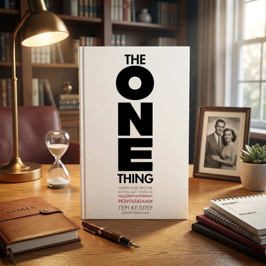 Книга The One Thing. Напрочуд проста істина, що стоїть за надзвичайними результатами