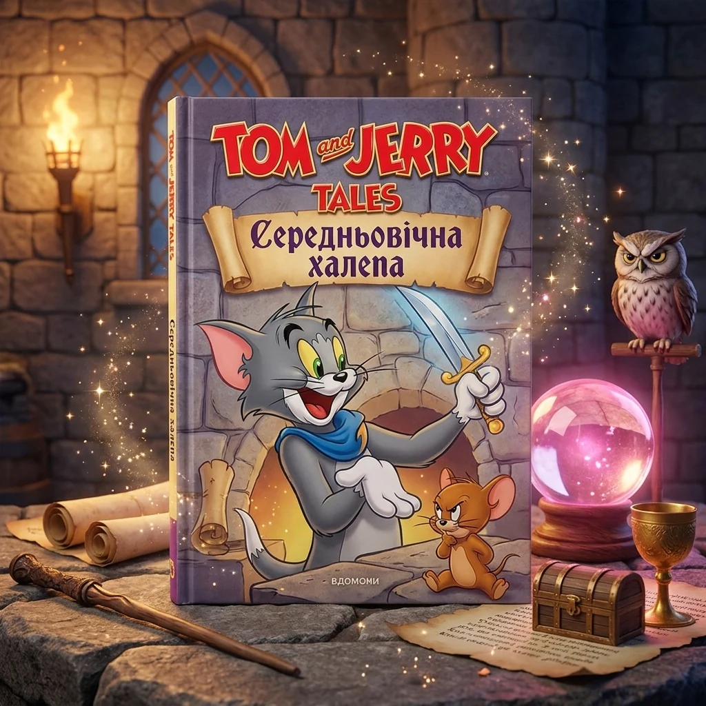 Книга Том і Джеррі Середньовічна халепа