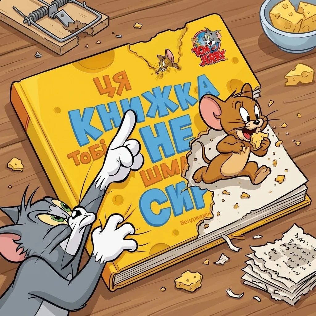 Книга Том і Джеррі Ця книжка тобі не шматок сиру!