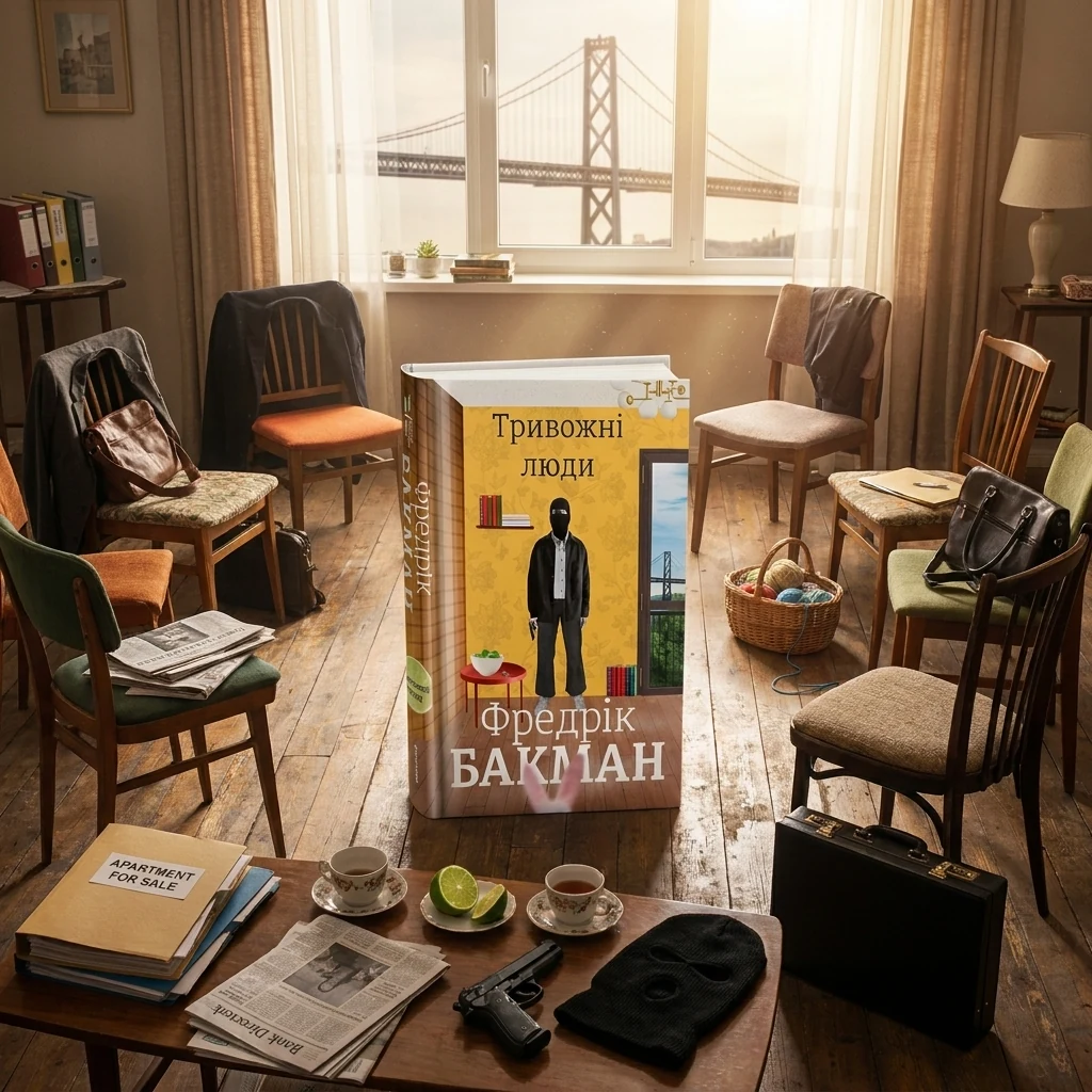 Книга ТРИВОЖНІ ЛЮДИ Ф.Бакман #книголав