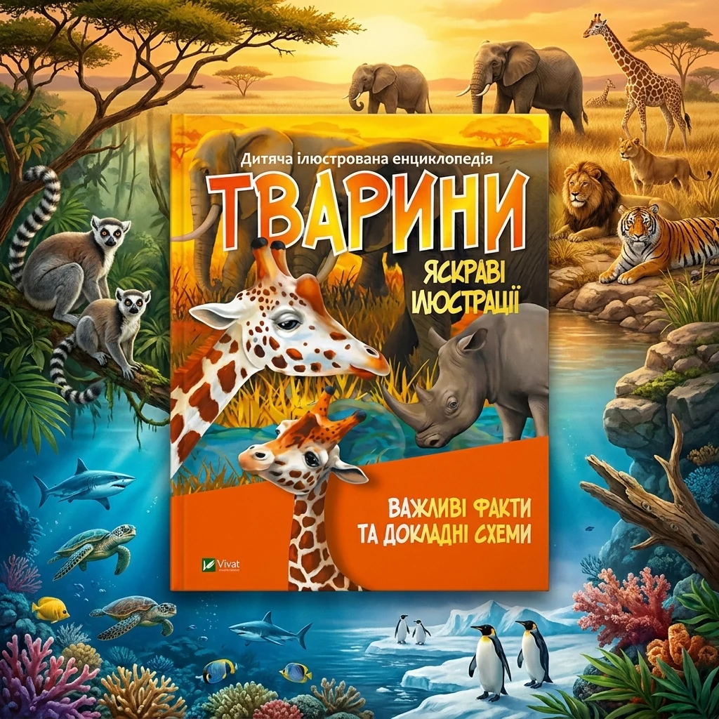 Книга Тварини Жученко М. Vivat 27036