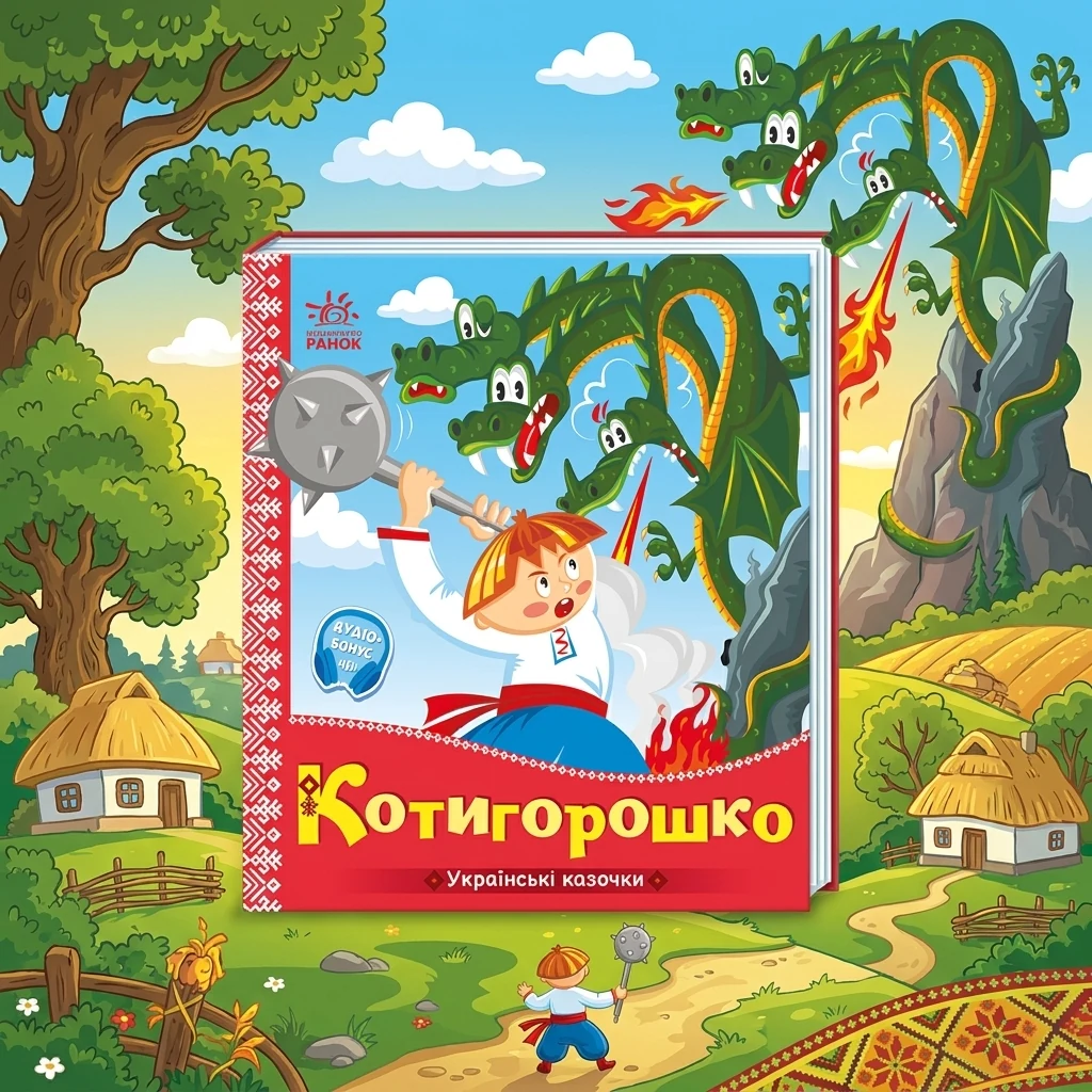 Книга Українські казочки : Котигорошко (у)