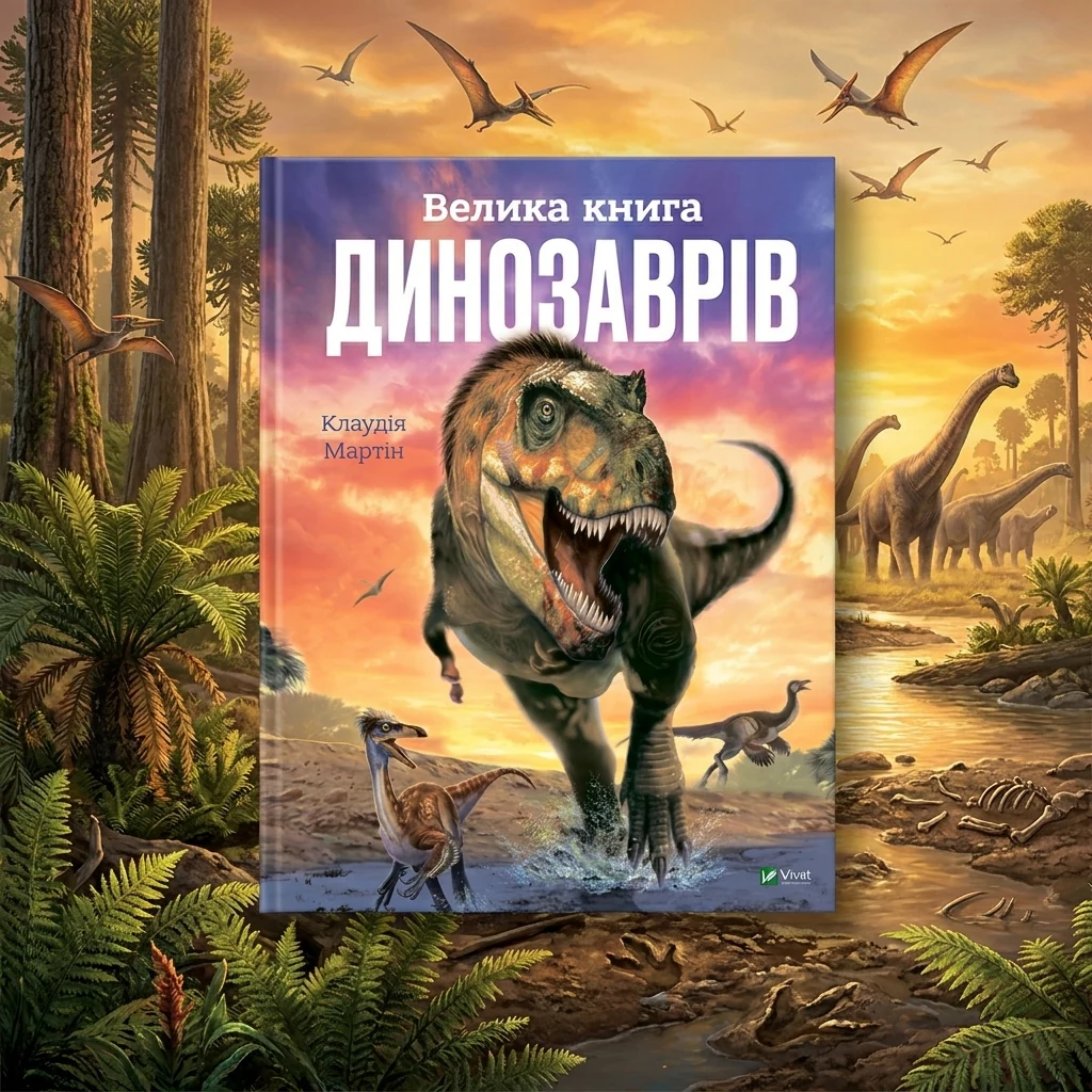 Книга Велика книга динозаврів