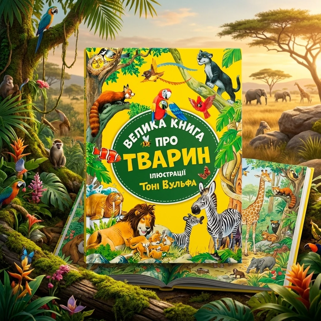 Книга Велика Книга Про Тварин Іл Тоні Вульфа А Казаліс 46718