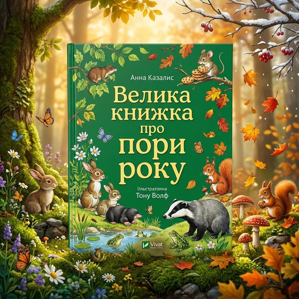 Книга Велика книжка про пори року