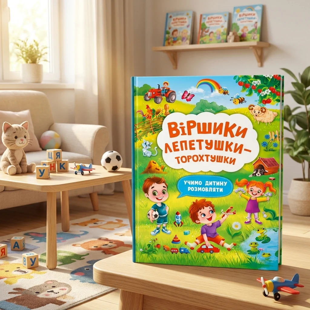 Книга Віршики лепетушки-торохтушки Учимо дитину розмовляти