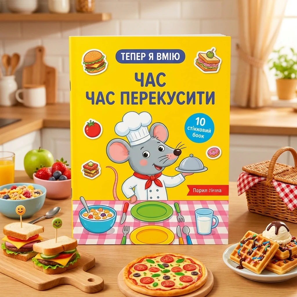 Книга Вмію все Тепер я вмію Час перекусити АРТ15109У