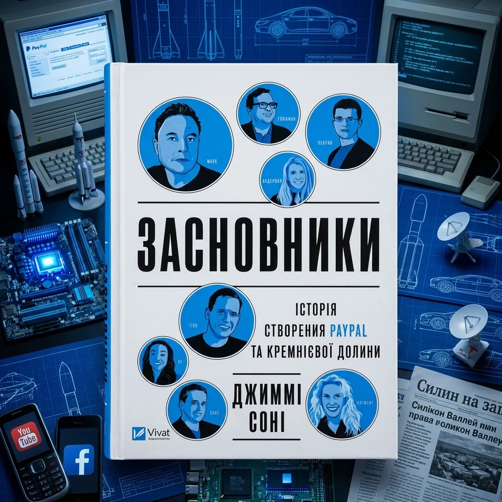 Книга Засновники. Історія створення PayPal та Кремнієвої долини