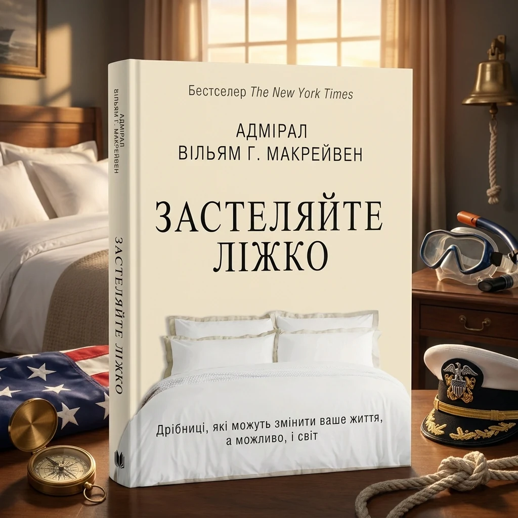 КНИГА Застеляйте ліжко. Дрібниці, які можуть змінити ваше життя...