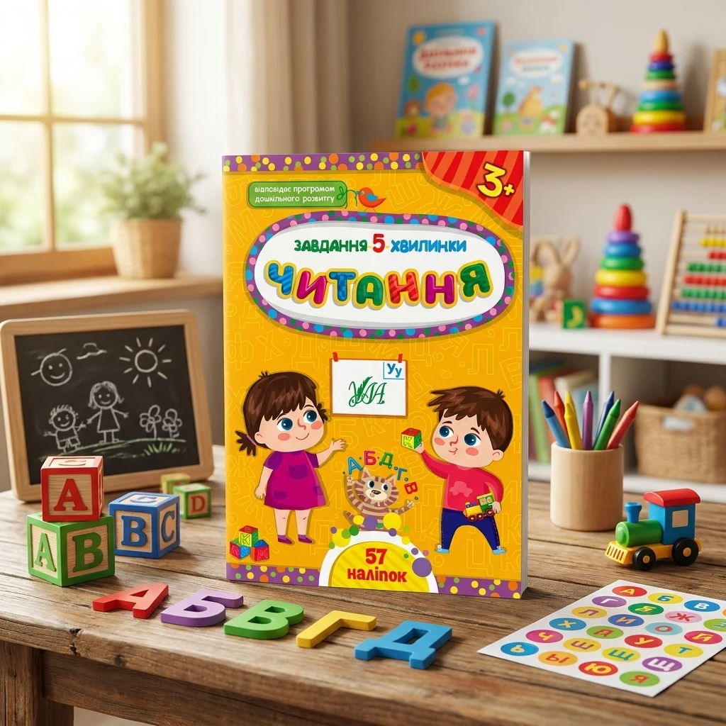Книга Завдання 5/хвилинки Читання 3+ УЛА 22308