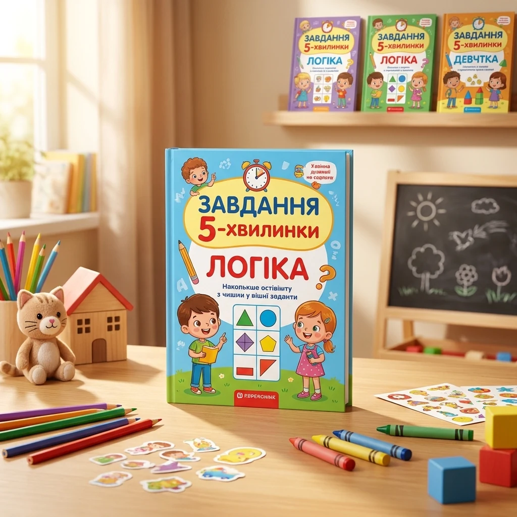 Книга Завдання 5/хвилинки Логіка 6+ УЛА 22153