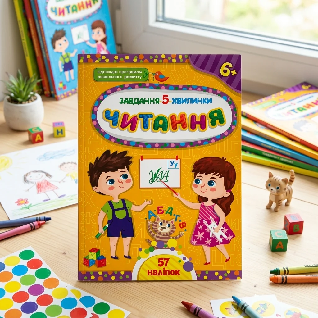 Книга Завдання 5/хвилинкиЧитання 6+ УЛА 22311