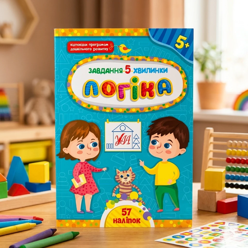 Книга Завдання 5/хвилинкиЛогіка 5+ УЛА 22152