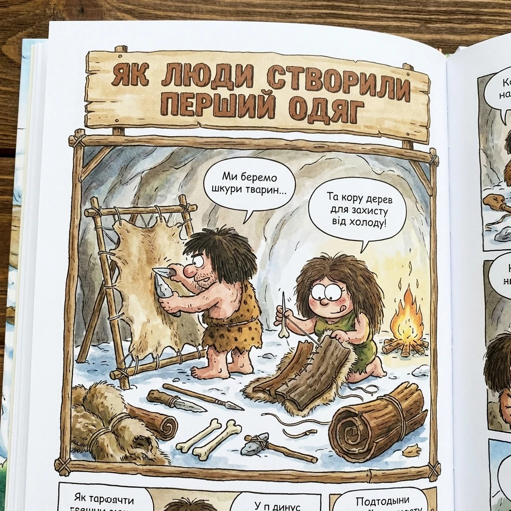 Книга Життя первісних людей. Що вдягти?